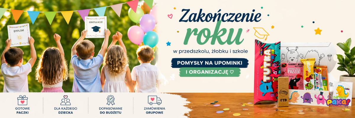 Zakończenie roku w przedszkolu, żłobku i szkole – pomysły na upominki i organizację